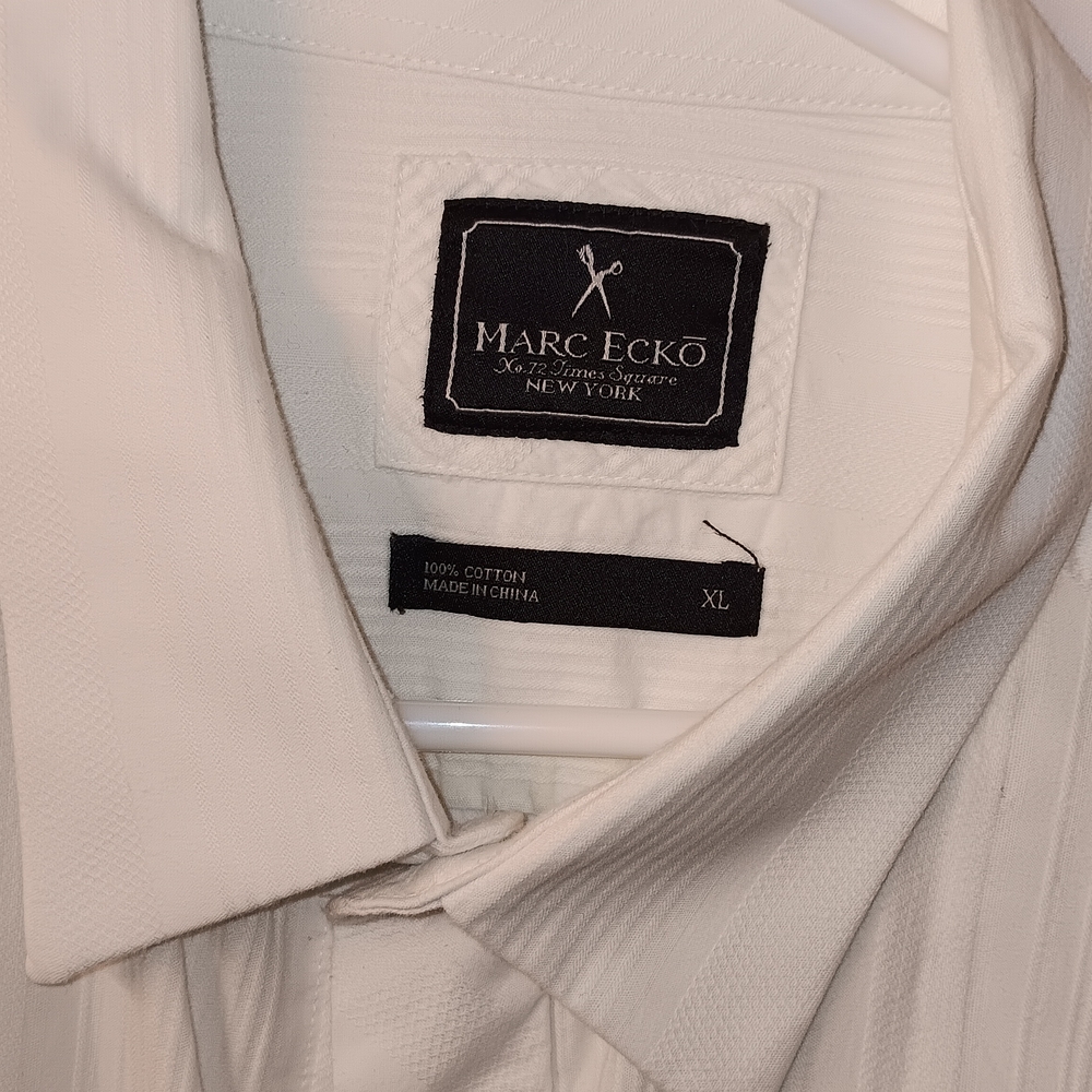 Marc Ecko Men's Cream Button Down Shirt